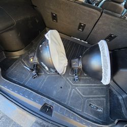 Pair of studio lighting