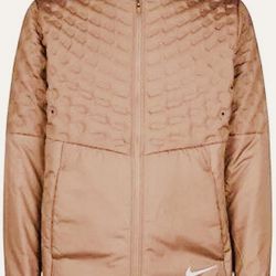 Nike AeroLoft Men's Running Jacket Mink Brown Size Large 928505-270