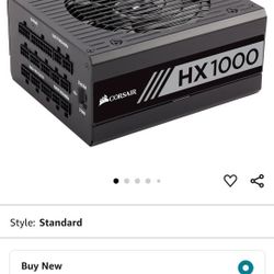 Corsair HX1000 80+ Platinum Modular 1000watt PSU