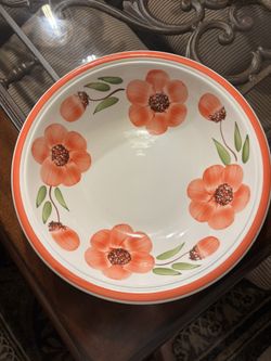 Vitantonio Italian Pasta Serving Bowl- Coral Color
