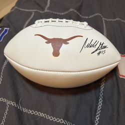 Texas Longhorns Football Signed By Kicker Will Stone  