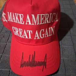 Autographed Trump Hat Authentic Signed In Person 