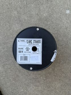 12 AWG stranded wire 500ft brand new