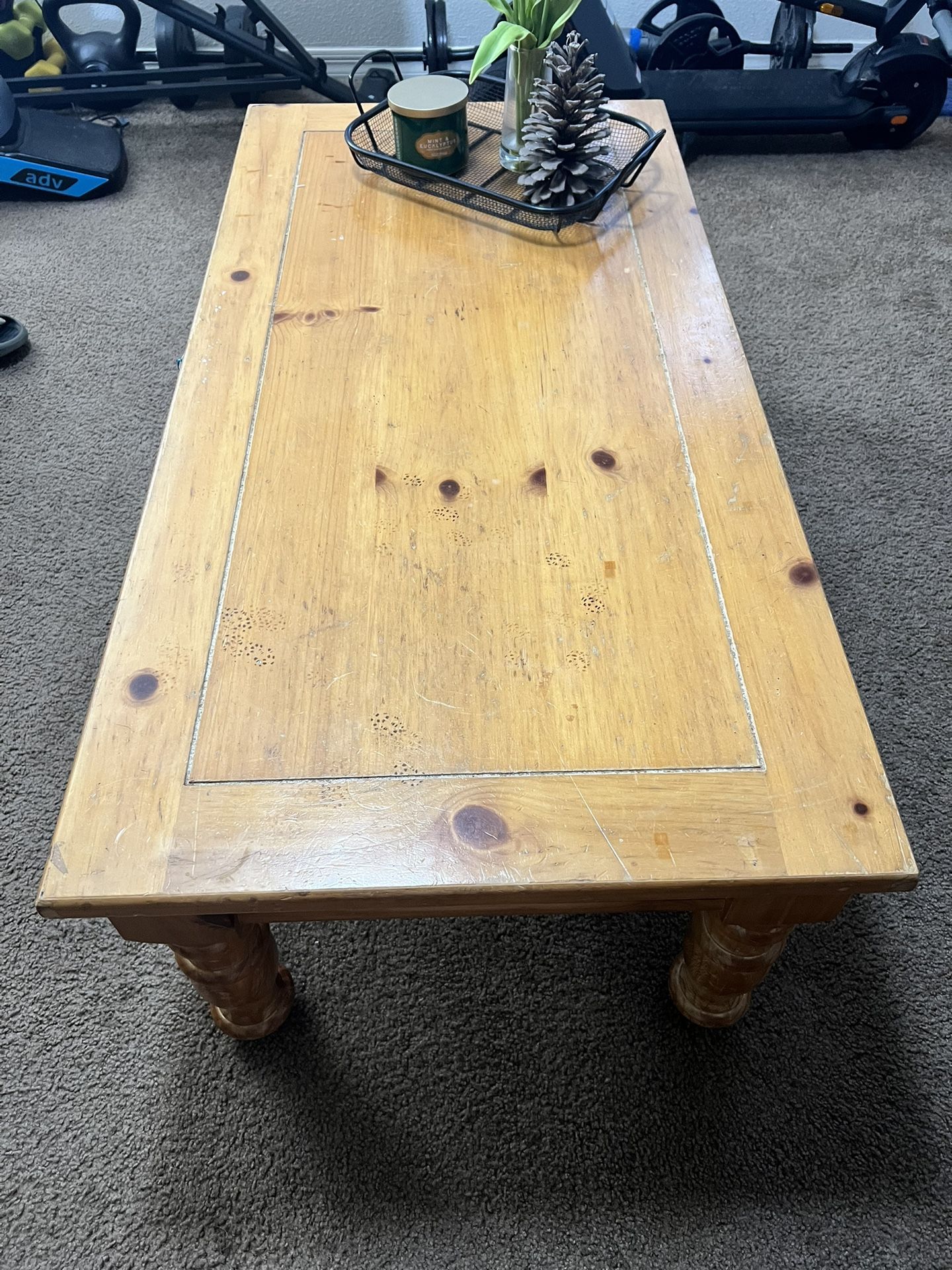 Wood Central Table
