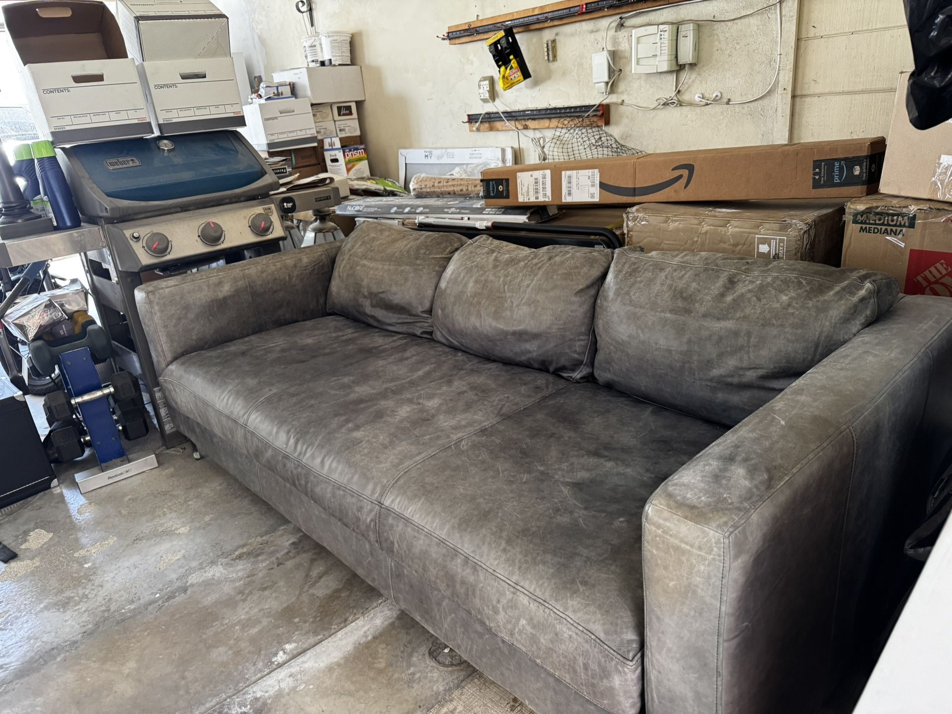Leather Couch 