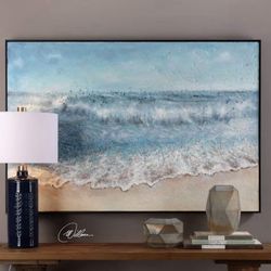Uttermost #31319 Rolling Tide Beach Painting Wall Art on canvas
