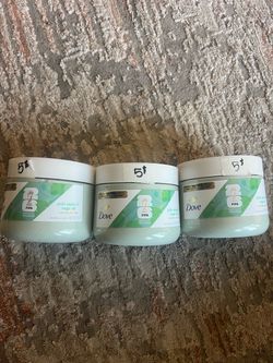 Dove body scrubs