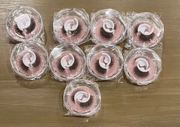 9 New Self Adhesive Black Eyelashes (ZT2) Long & Full