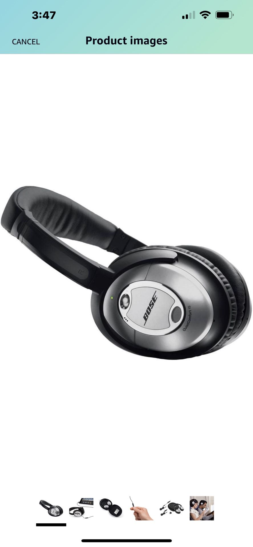 Bose Quiet Comfort 15 Headphones