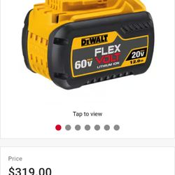 DeWalt Flex 60 Volt Batteries Only 
