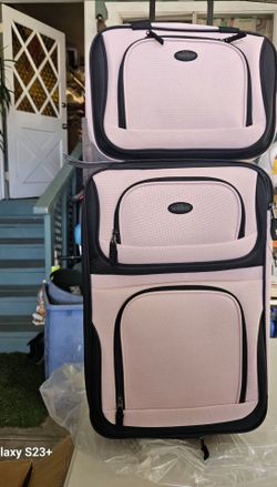 New pink luggage