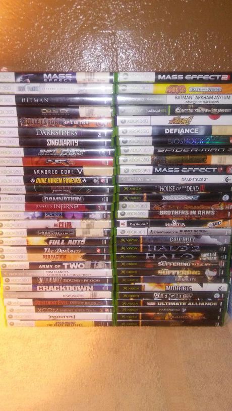 Xbox And Xbox 360 Games!