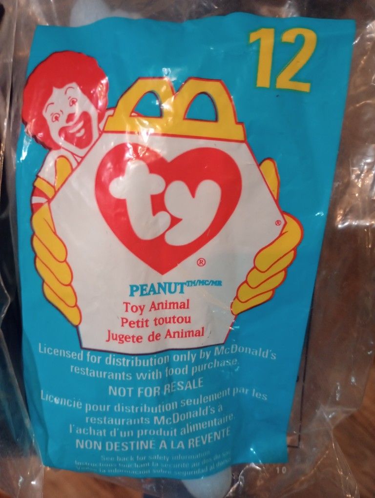 McDonald's Beanie Babys First Edition
