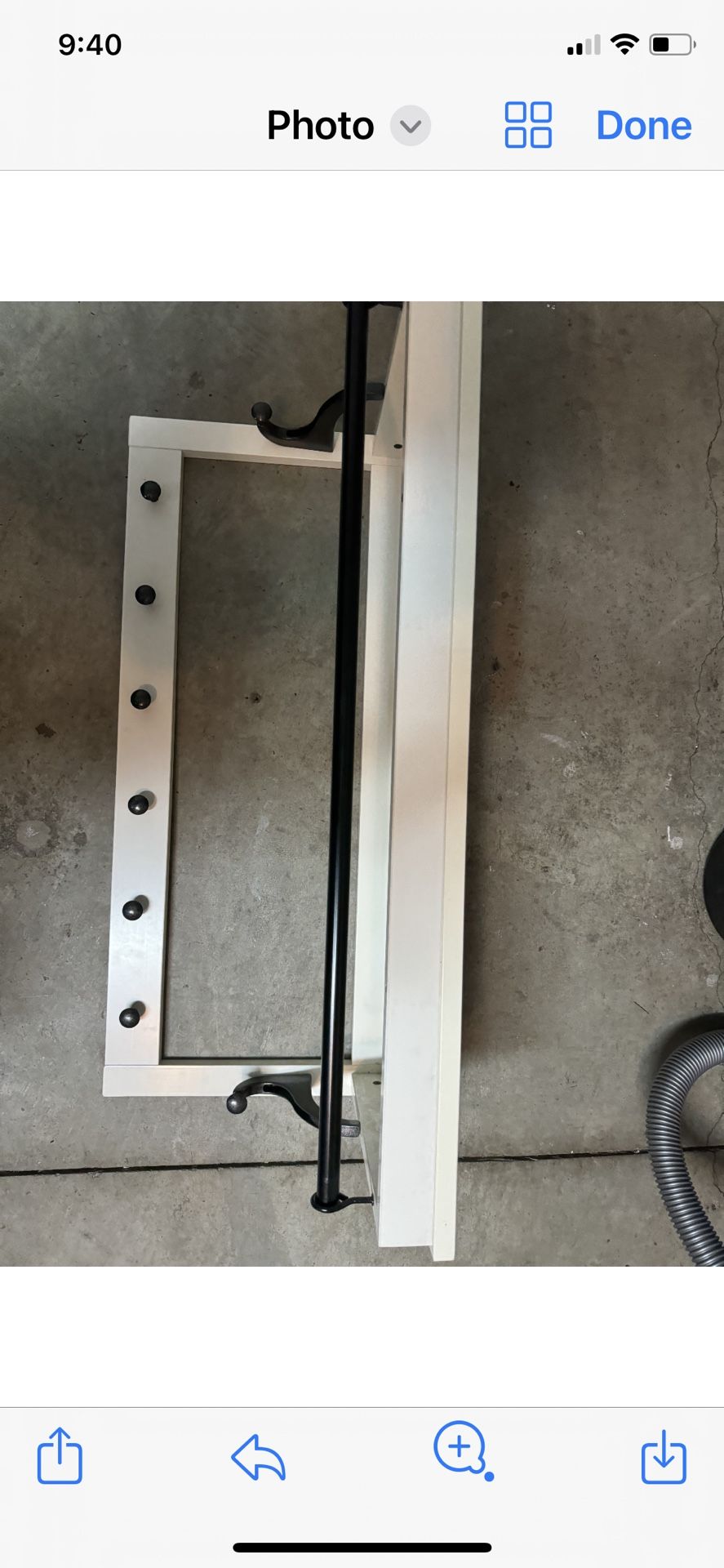 IKEA Hemnes Hat Rack, White Assembled