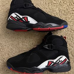 Size 12 (Pre owned, no box) - 2023 Air jordan 8 retro playoff