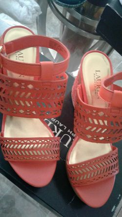 Ralph Lauren Sandal Wedge Size 8.5