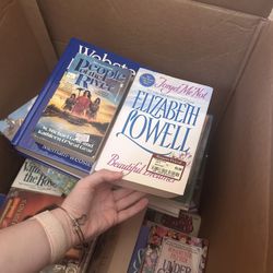 Two Large Boxes Of Random Books