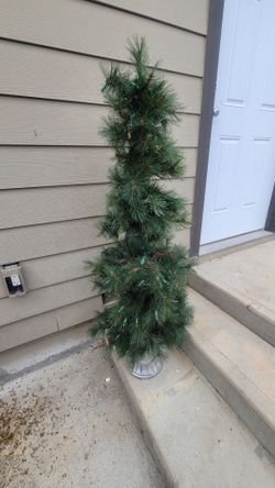 Artificial Pine Christmas Tree with Lights