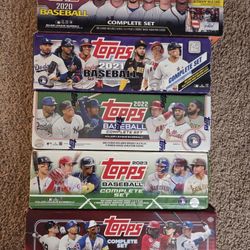 2020-2024 Topps Baseball Complete Sets