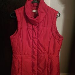Women Winter Puffer Vest - Medium