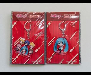 Hatsune Miku Acrylic Keychain set ($20 for both)