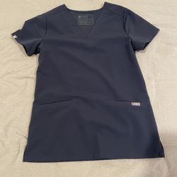 FIGS SCRUB TOP CASMA DARK HARBOR LIKE NEW XXS