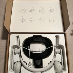 Kiwi Design White/Black Off Ear Audio Ear Strap 