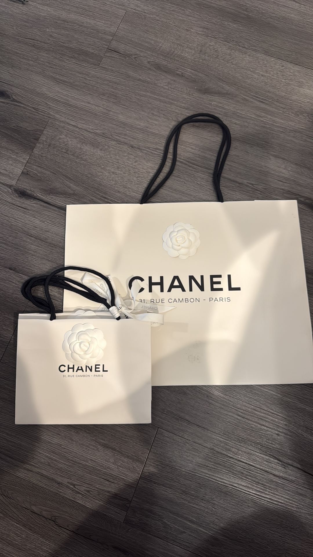 Chanel Paris Rue Cambon Shopping Bag