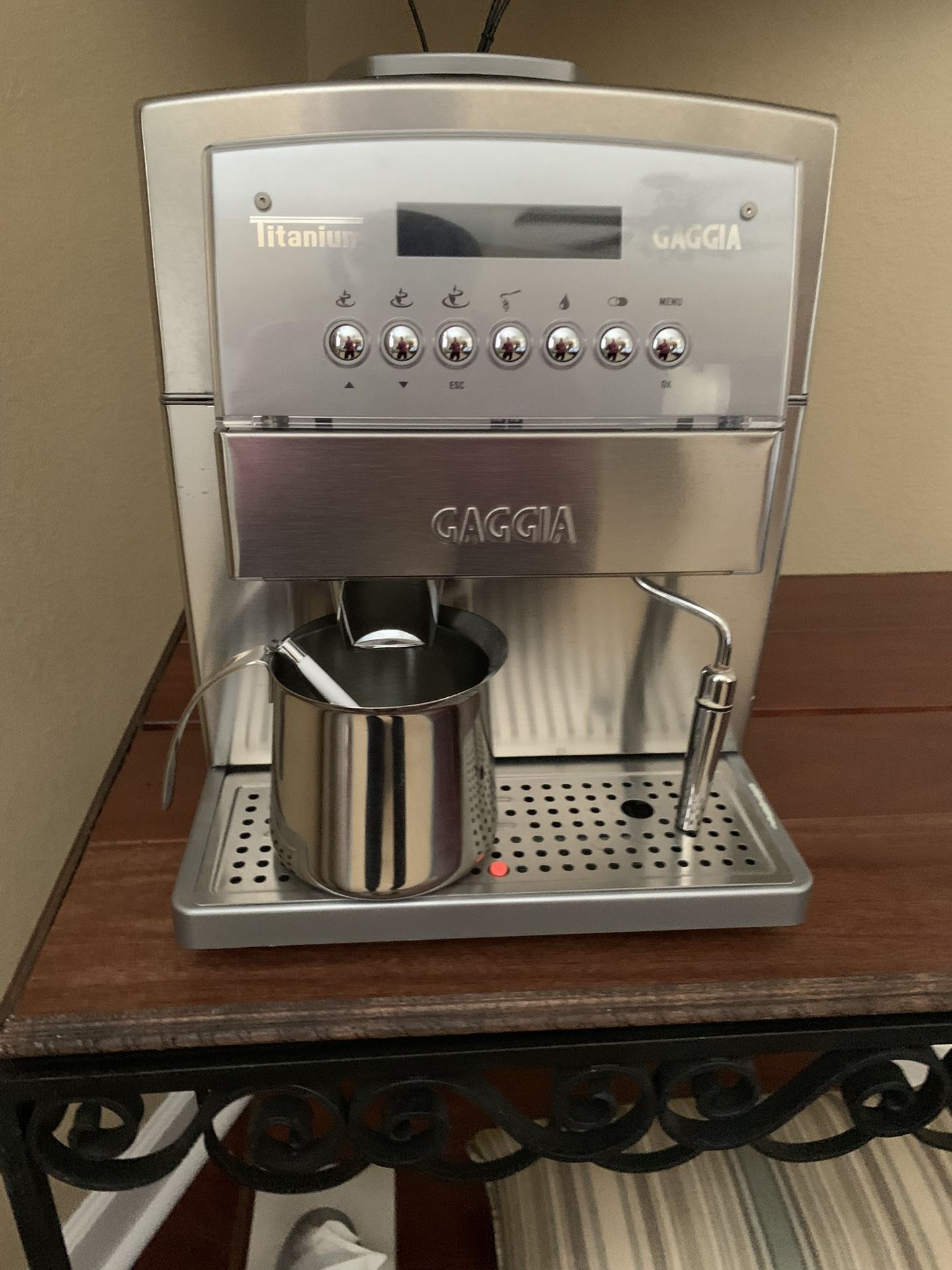 Gaggia Titanium Espresso & Cappuccino Machine