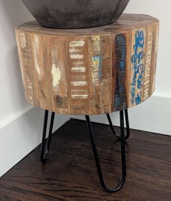 Wood Side Table