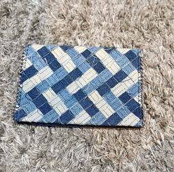 Denim clutch used good