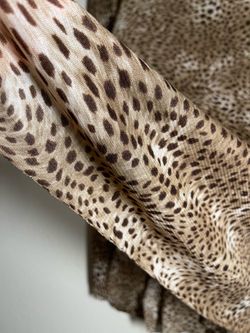 Animal Print stretchy mesh fabric