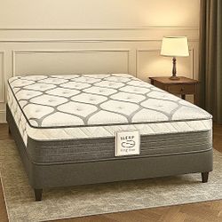 Queen Size Mattress 14” Inches Thick Pillow Top New From Factory  Excellent Comfort Also Available: Twin, Full And King Same Day Delivery 