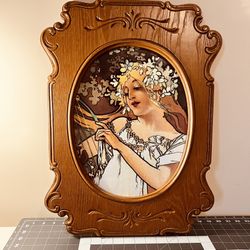 Framed Alphonse Mucha Print 