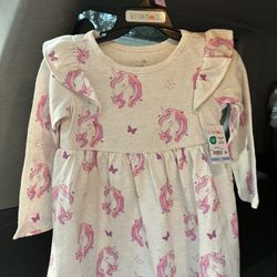 Garanimals Girl Unicorn -12 Month Shirt 