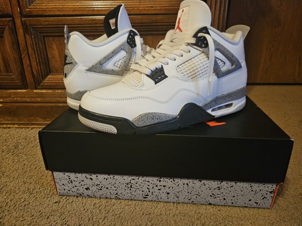 Air Jordan 4 Retro OG 'White Cement' 2025 Size 12