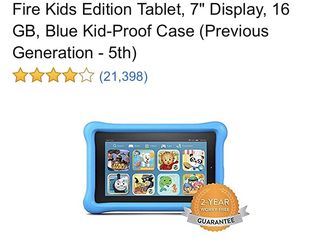 Kids fire tablet