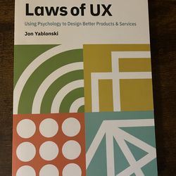 Laws of UX Paperback Book