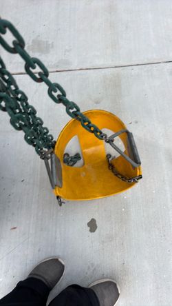 toddler and baby bucket swing