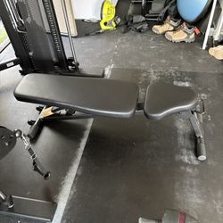 Like New Adjustable Workout Exercise bench 