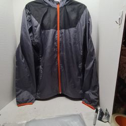 Tek Gear Windbreaker Full Zip Size SMALL MEN'S 