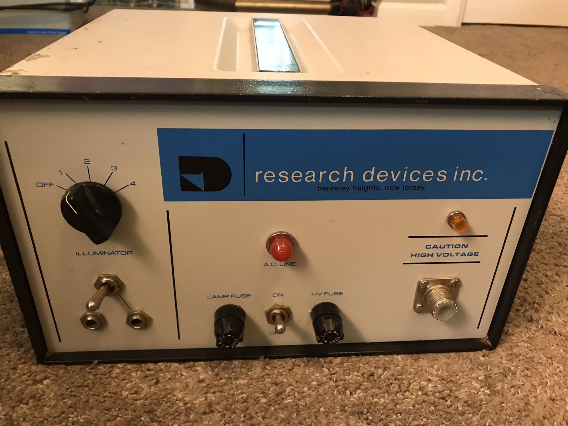 Research Device infrared microscope Psu Lab / Test Equipment