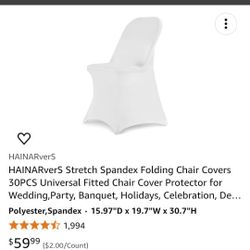 Chair Covers One Use Only 45