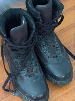 Black military boots 8 1/2 women