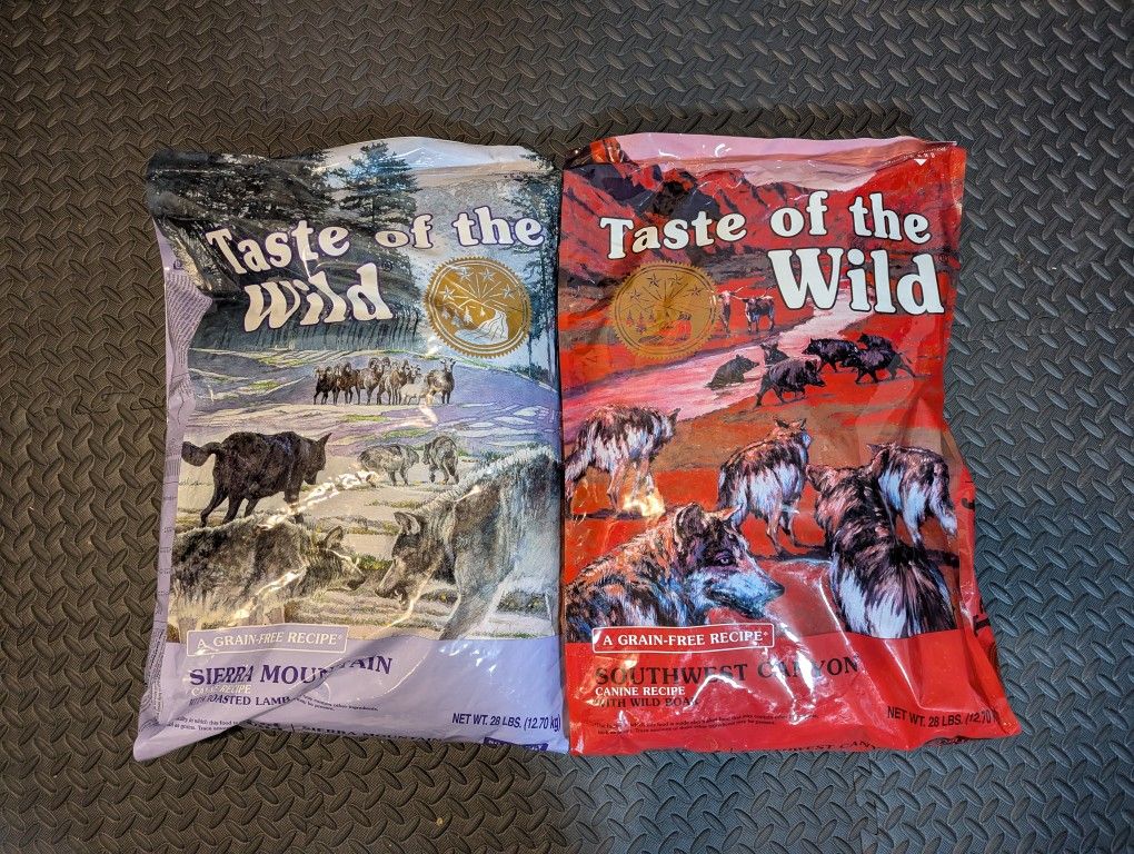 Taste Of The Wild Dog Food 28 LB Bags