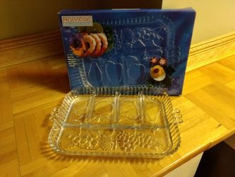 Crystal Collection Relish Dish