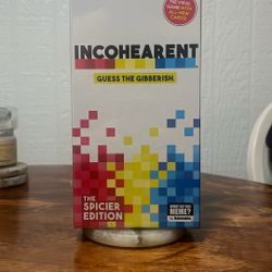 INCOHEARENT Spicier Edition - Boardgame New - 
