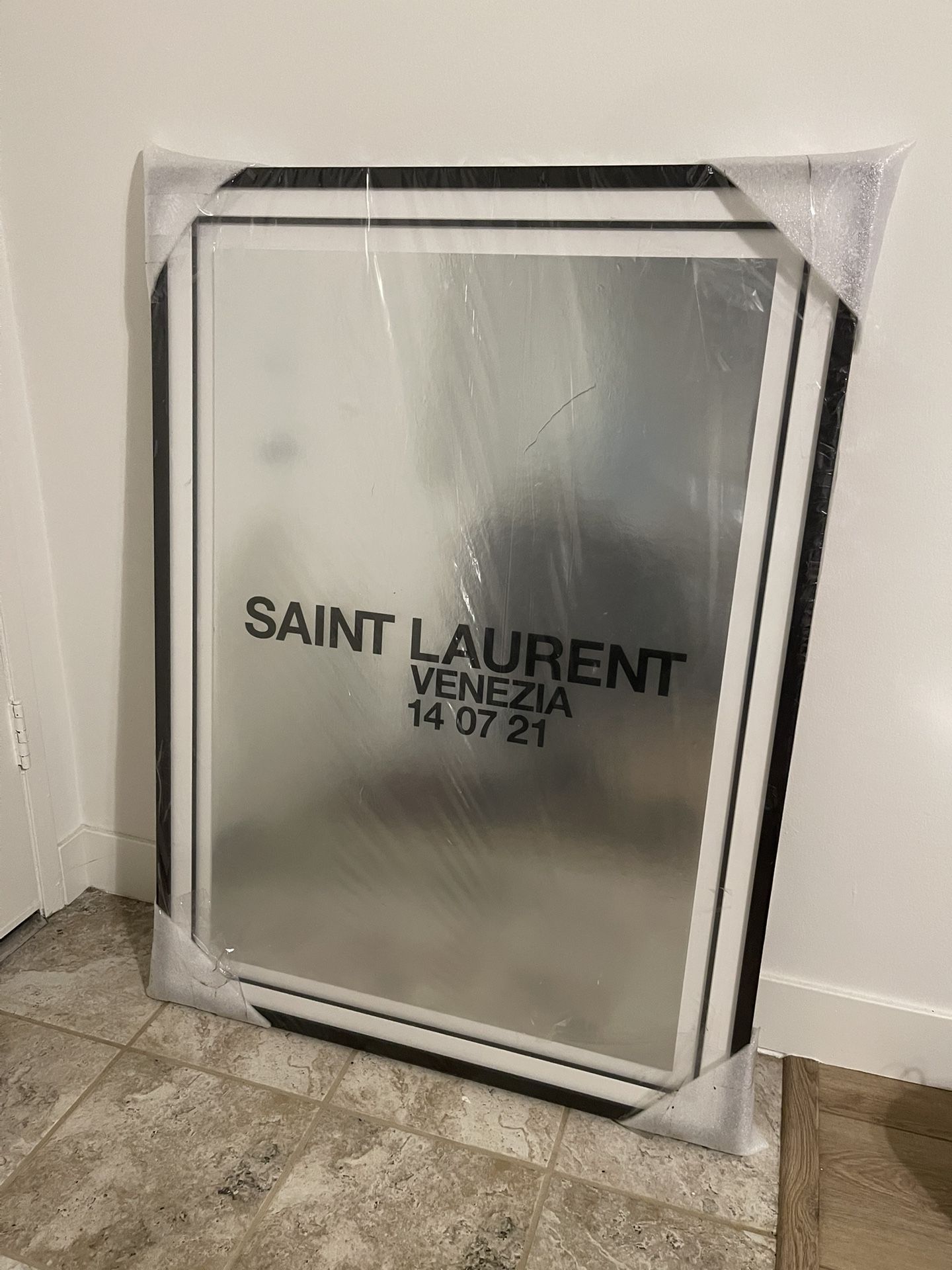 Large Saint Laurent Framed Poster – Modern Wall Art 45x33