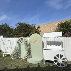 Ladder and Candy Cart 