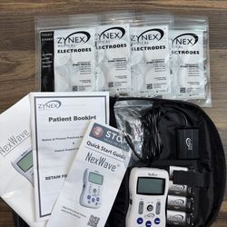 Zynex Medical NexWave TENS Unit with Electrodes, Batteries, Booklet, Guide